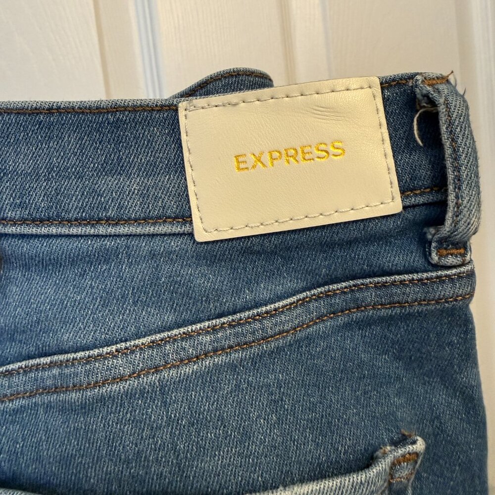 Express Cropped Skinny High Rise Jeans - Picture 7 of 8